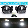 Faros antiniebla para coche, luces LED antiniebla halógenas para BMW E60, E90, E63, E46, 323i, 325i, 525i, 63176910792