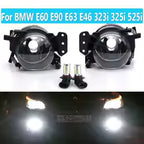Faros antiniebla para coche, luces LED antiniebla halógenas para BMW E60, E90, E63, E46, 323i, 325i, 525i, 63176910792