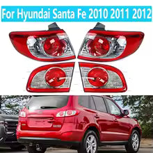 Luz trasera roja para coche, lámpara de freno para Hyundai Santa Fe 2010, 2011 & 2012
