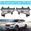 Conjunto de lámpara antiniebla para Hyundai Santa Fe Sport 2016 2017 2018 LED DRL